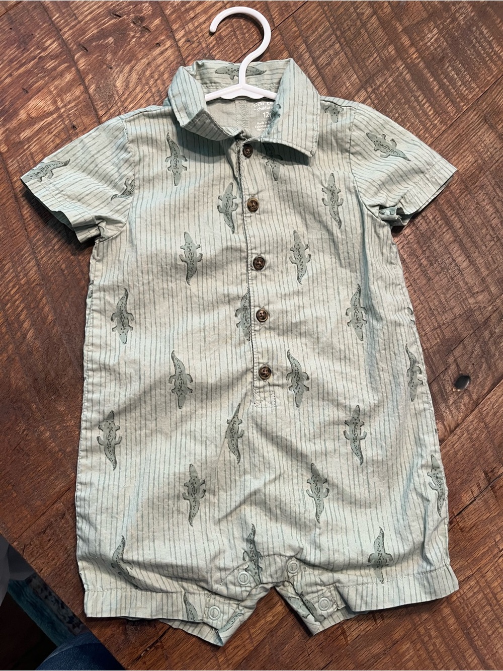 Carters Alligator Romper